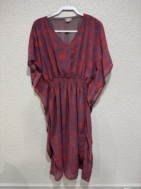 Royal Paisley Dusty Mauve Blouse - One Size